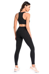 black long leggings for women, classic & subtle, teyli fashion