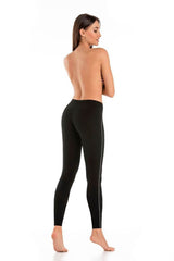 black long leggings for women, graceful & breezy, teyli fashion