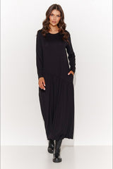 black daydress for women, light & romantic, numinou fashion
