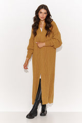 beige cardigan for women, airy & contemporary, numinou fashion