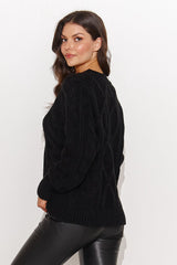 black jumper for women, sophisticated & urban, numinou fashion