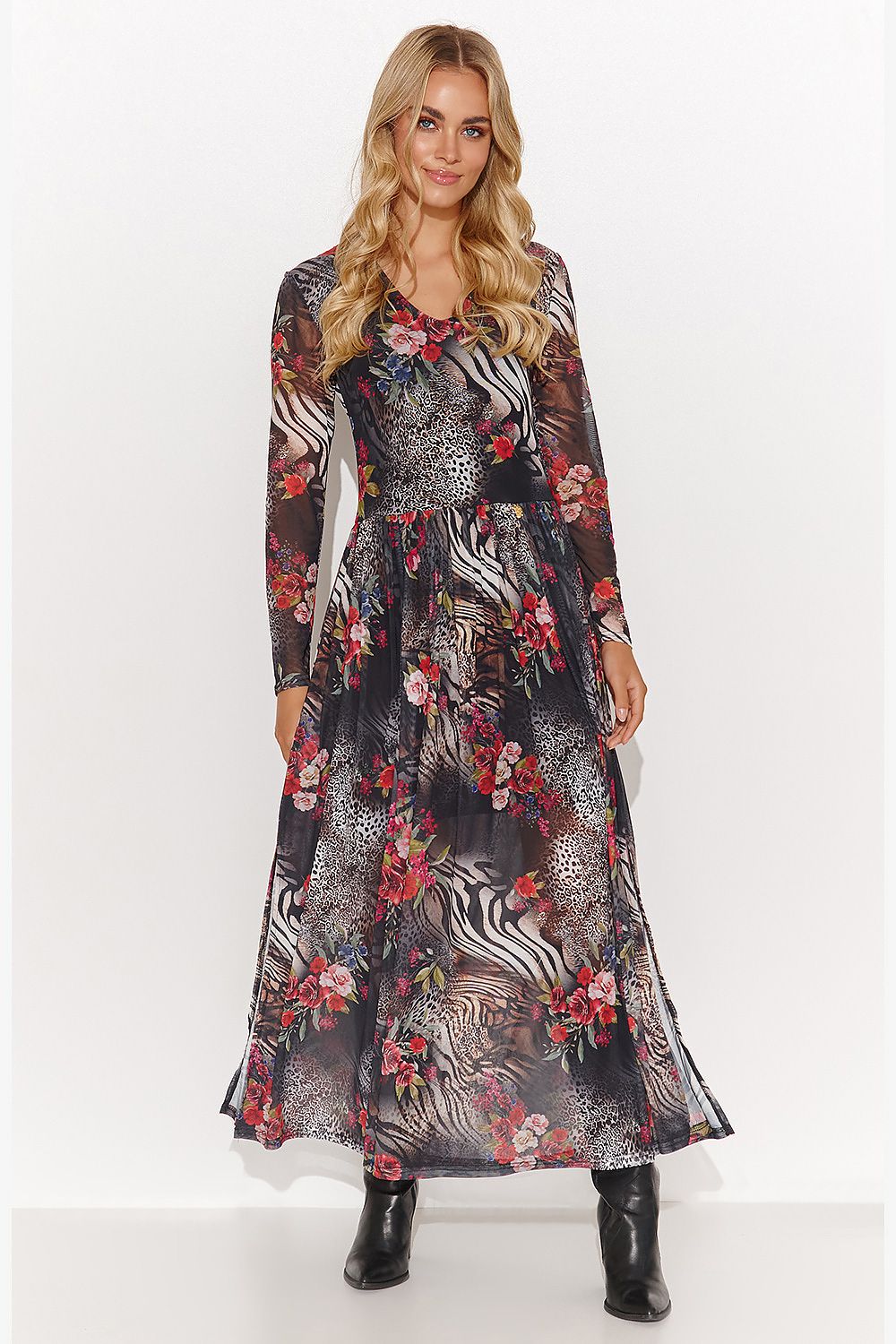 multicolor daydress for women, contemporary & tailored, makadamia fashion