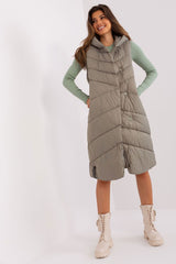 green gilet for women, stylish & breezy, sublevel fashion