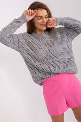 black jumper for women, relaxed & dainty, badu fashion