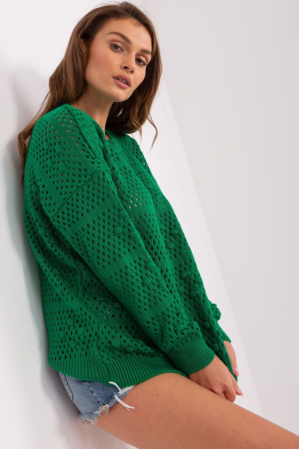 black jumper for women, relaxed & dainty, badu fashion