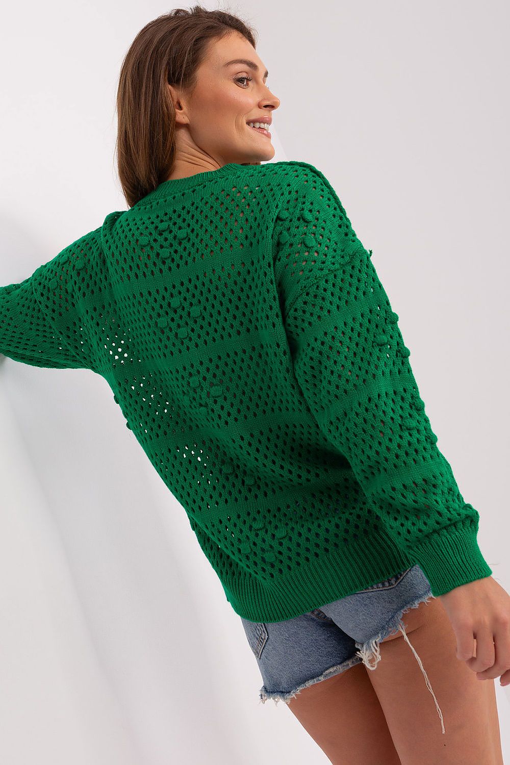black jumper for women, relaxed & dainty, badu fashion