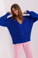 blue cardigan for women, relaxed & stretchy, badu fashion