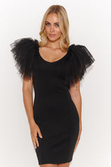 black evening dress for women, polished & rich, makadamia fashion