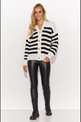 beige cardigan for women, lightweight & charming, makadamia fashion