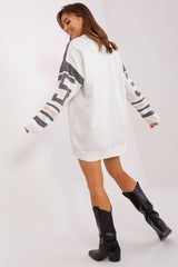 grey long jumper for women, chic & unique, badu fashion