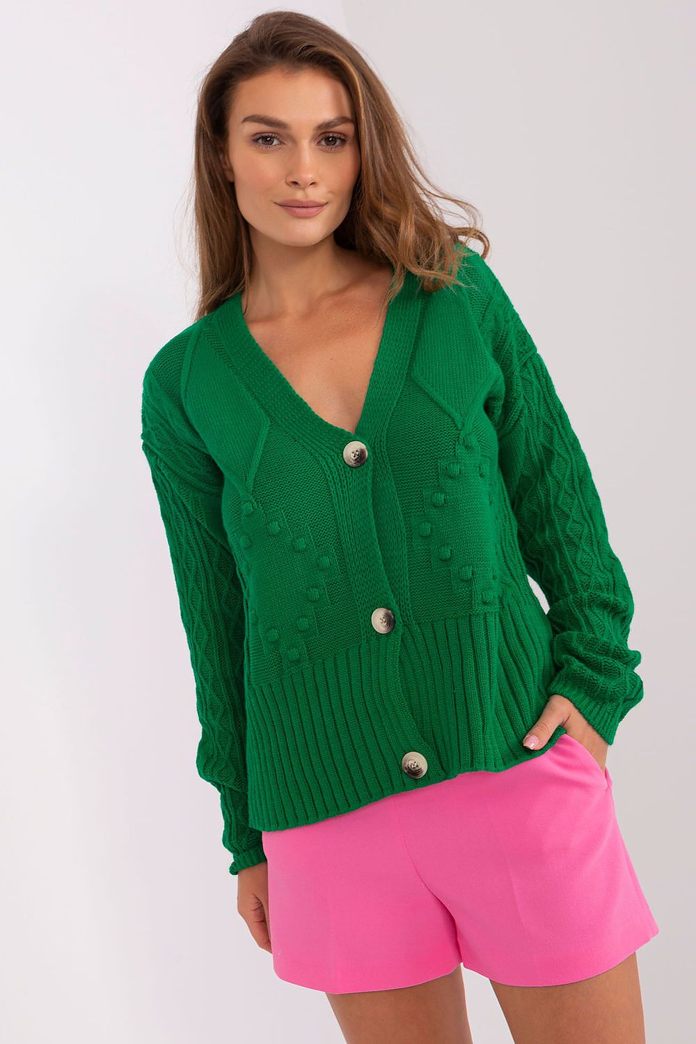green cardigan for women, modern & breezy, badu fashion