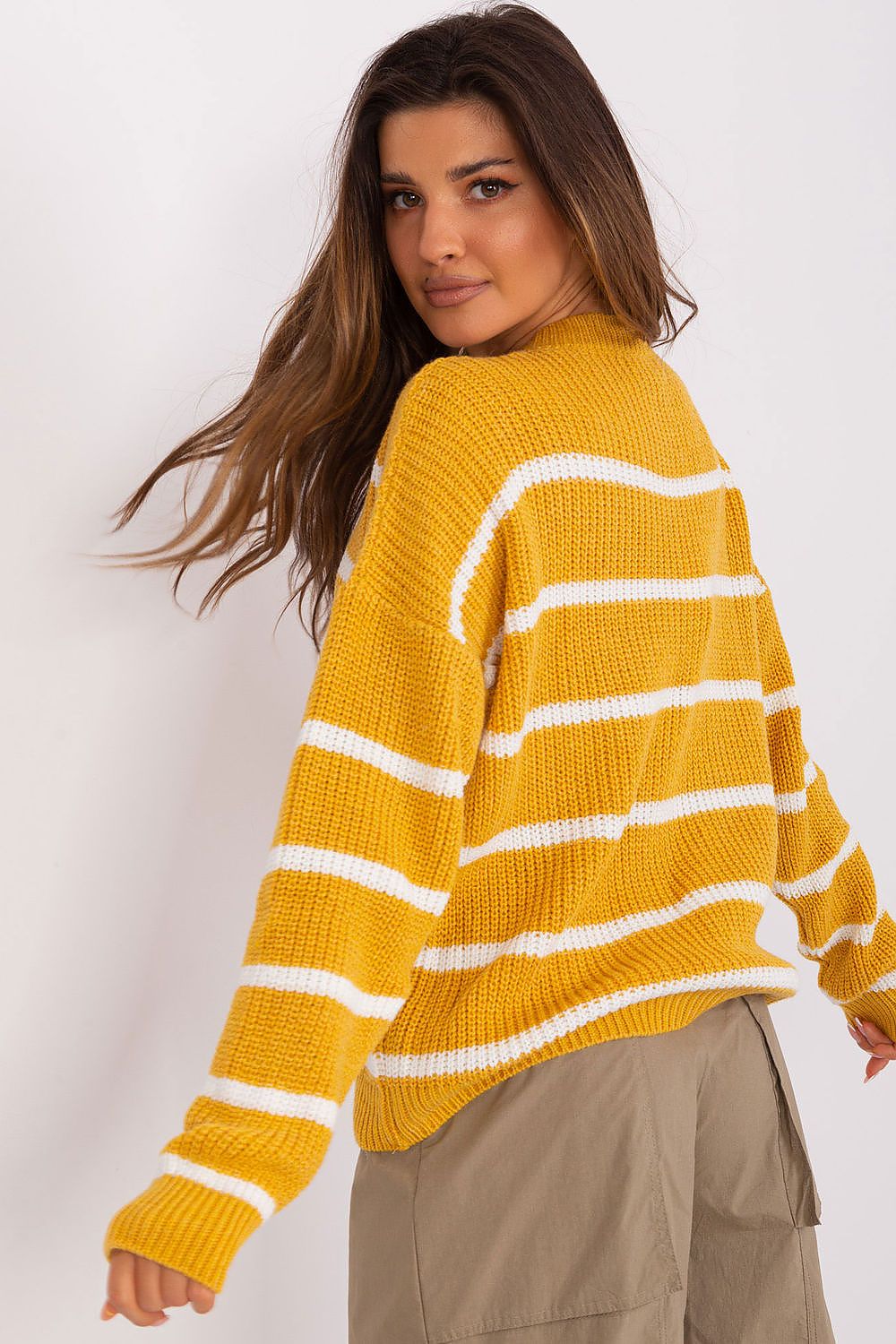 beige jumper for women, refined & sweet, badu fashion