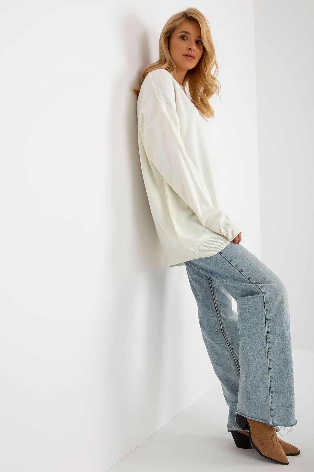beige jumper for women, feminine & delicate, badu fashion
