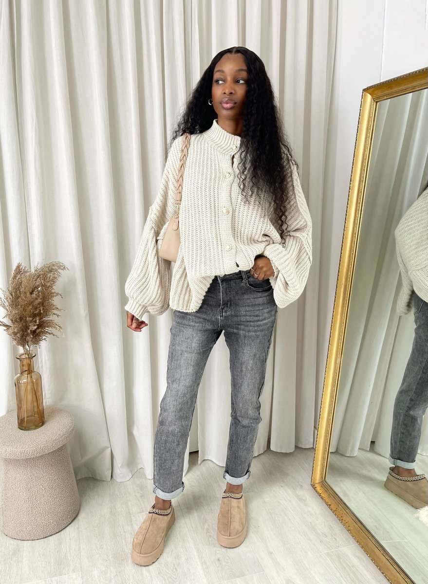grey high waisted acid wash jeans for women, casual & graceful, moda fashion