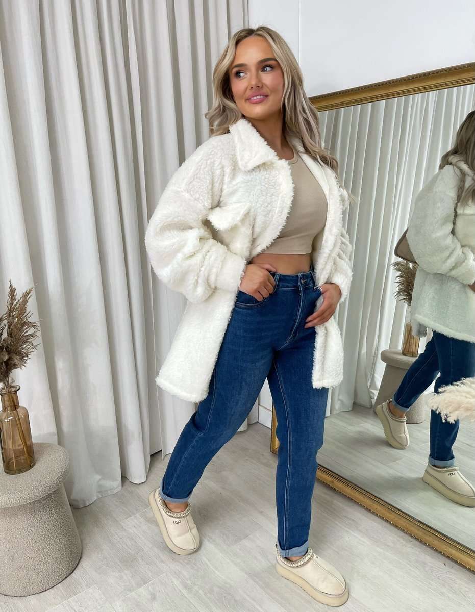 grey high waisted acid wash jeans for women, casual & graceful, moda fashion